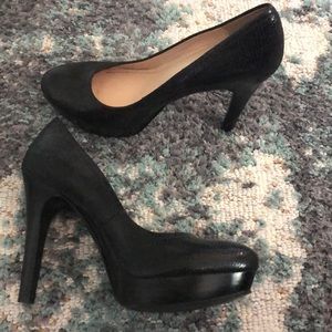 Black Calvin Klein heels.